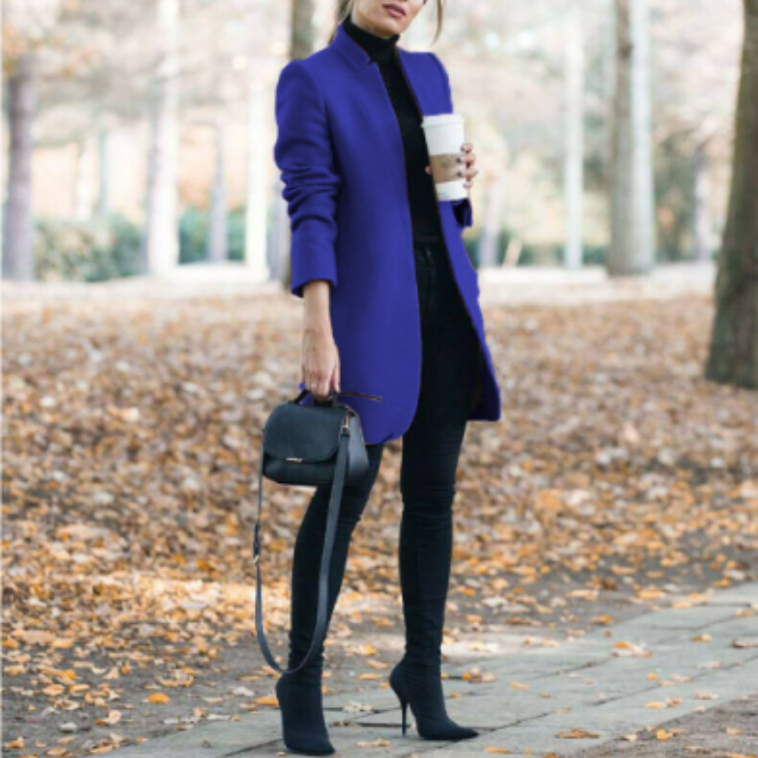 Women's Elegant Stand-Collar Winter Coat