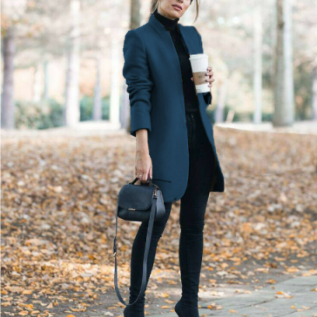 Women's Elegant Stand-Collar Winter Coat