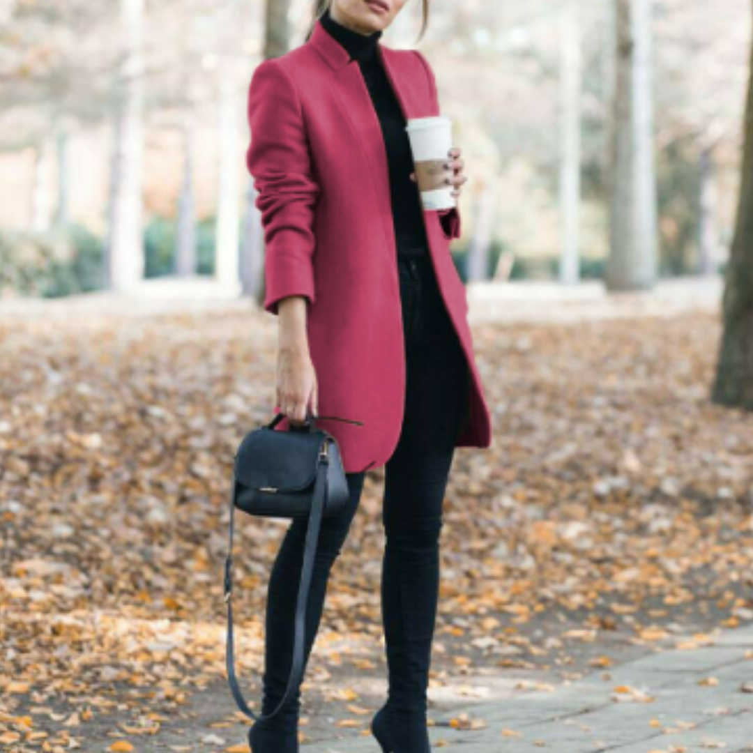 Women's Elegant Stand-Collar Winter Coat