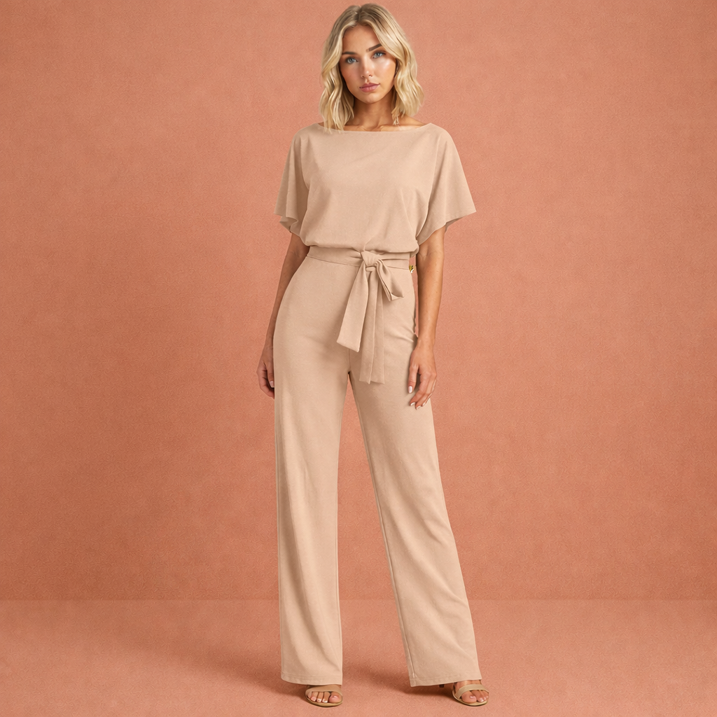 Women's Elegant Two-Piece Set with Belt