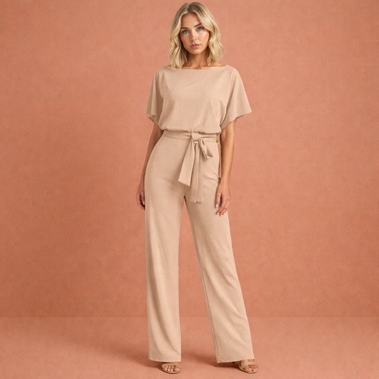 Women's Elegant Two-Piece Set with Belt