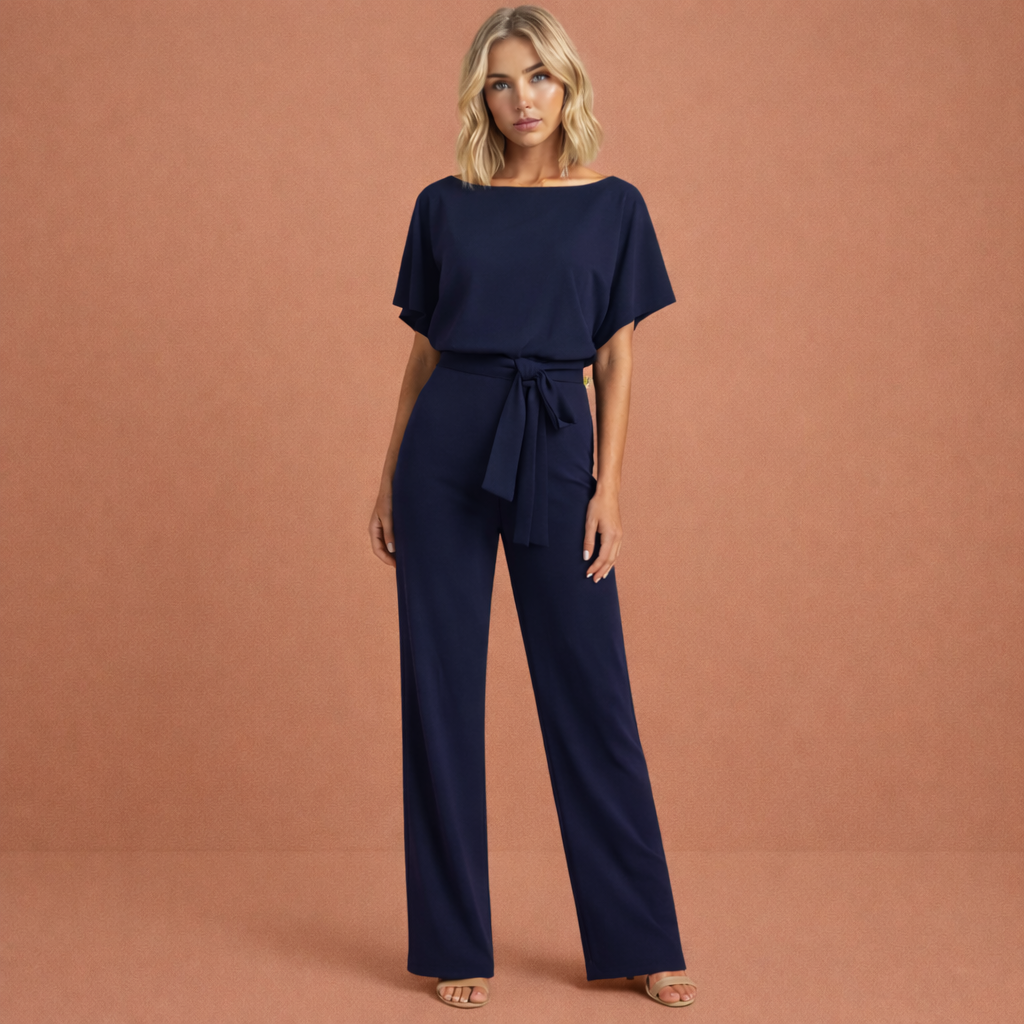 Women's Elegant Two-Piece Set with Belt