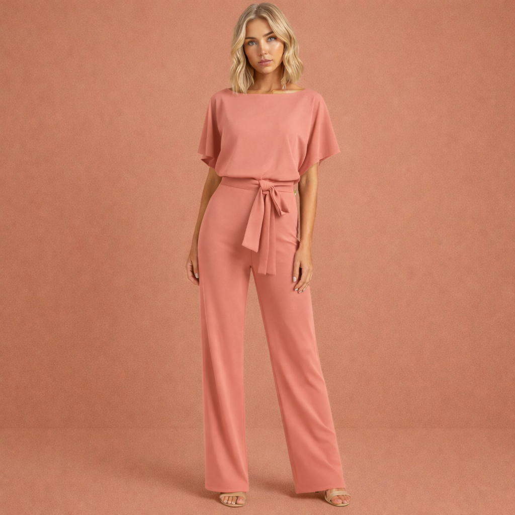 Women's Elegant Two-Piece Set with Belt