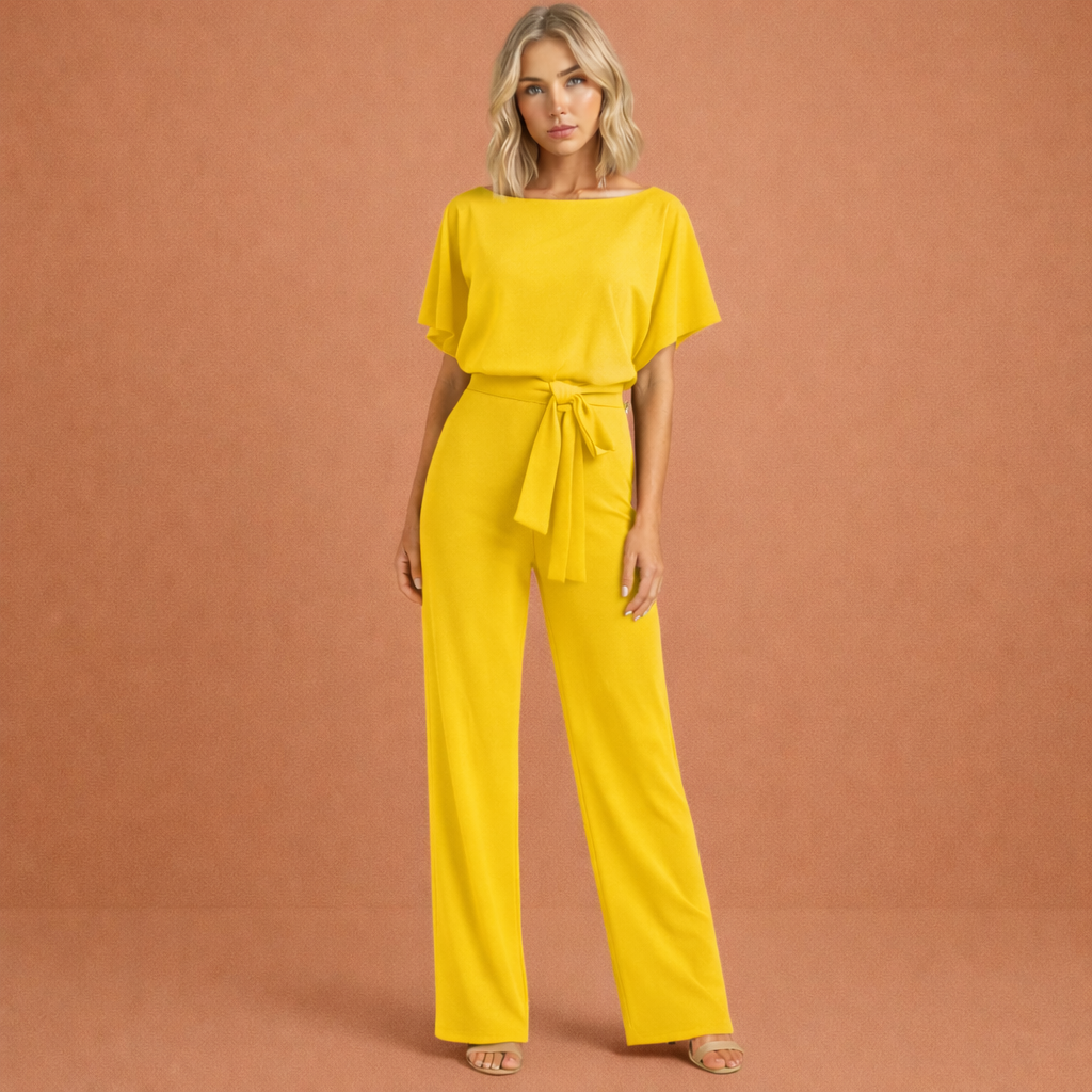 Women's Elegant Two-Piece Set with Belt