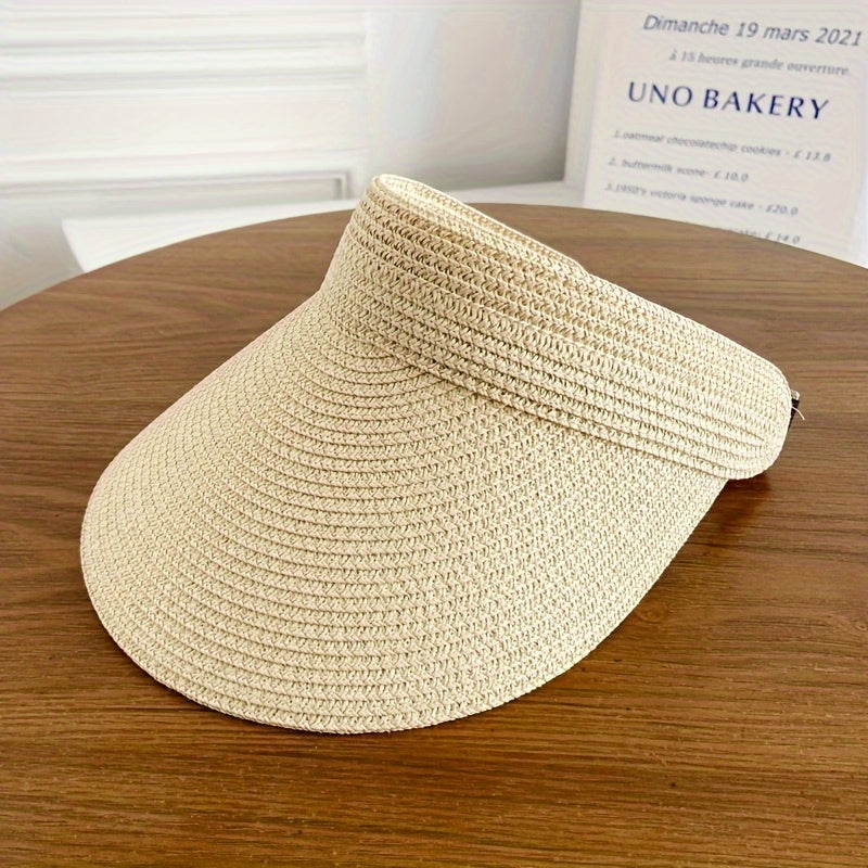 Women's Foldable Wide-Brim Sun Visor