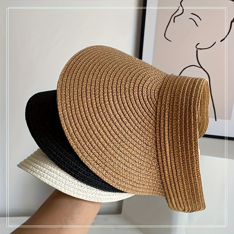 Women's Foldable Wide-Brim Sun Visor