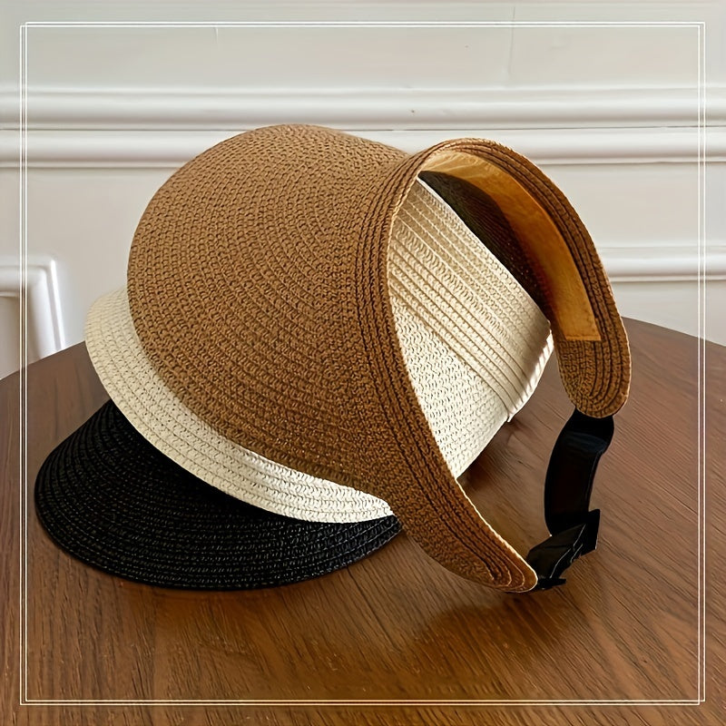 Women's Foldable Wide-Brim Sun Visor