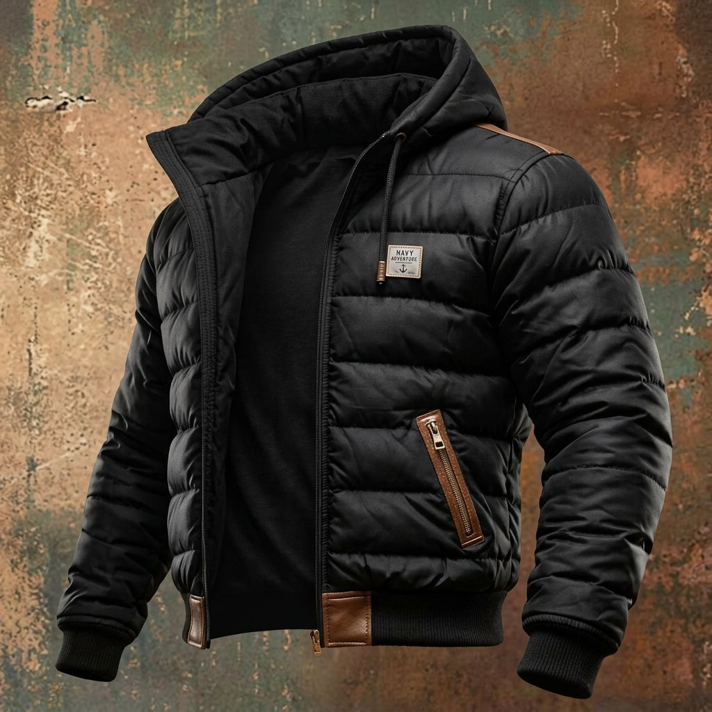 Women's Full-Zip Hooded Quilted Jacket