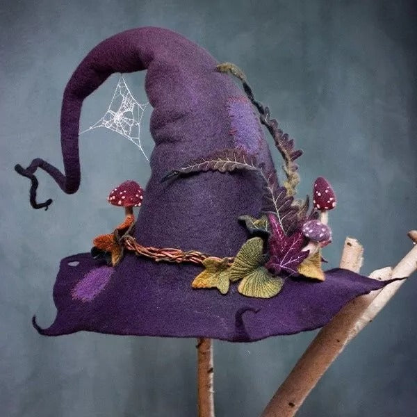 Women's Handmade Witch Hat for Halloween