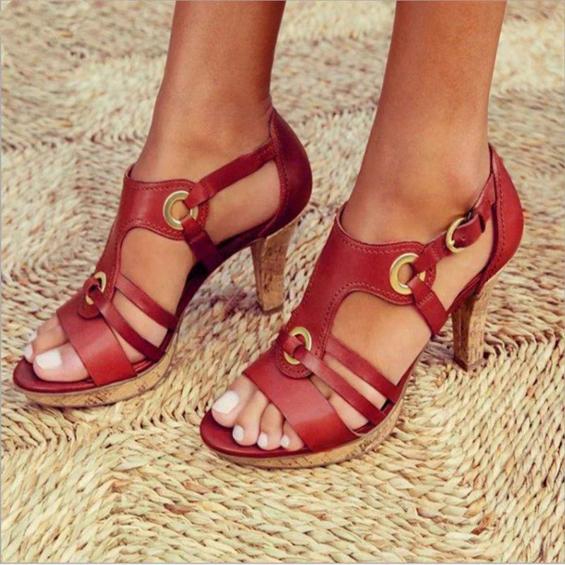 Women's Heeled Strappy Sandals
