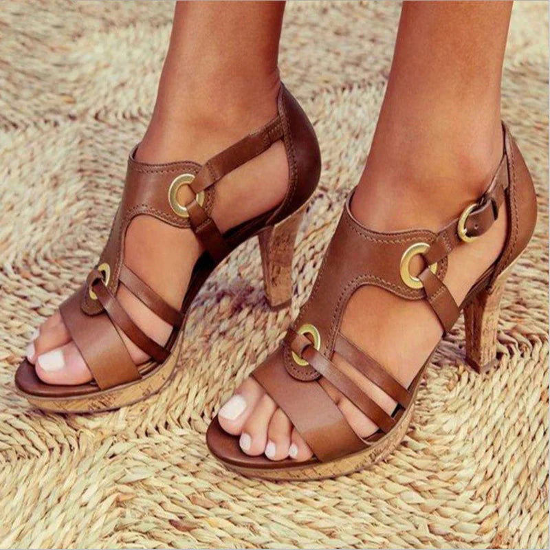 Women's Heeled Strappy Sandals