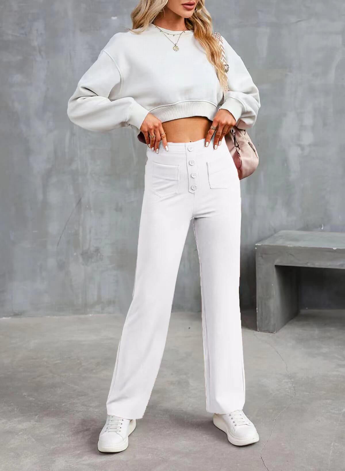 Women's High-Waisted Pants