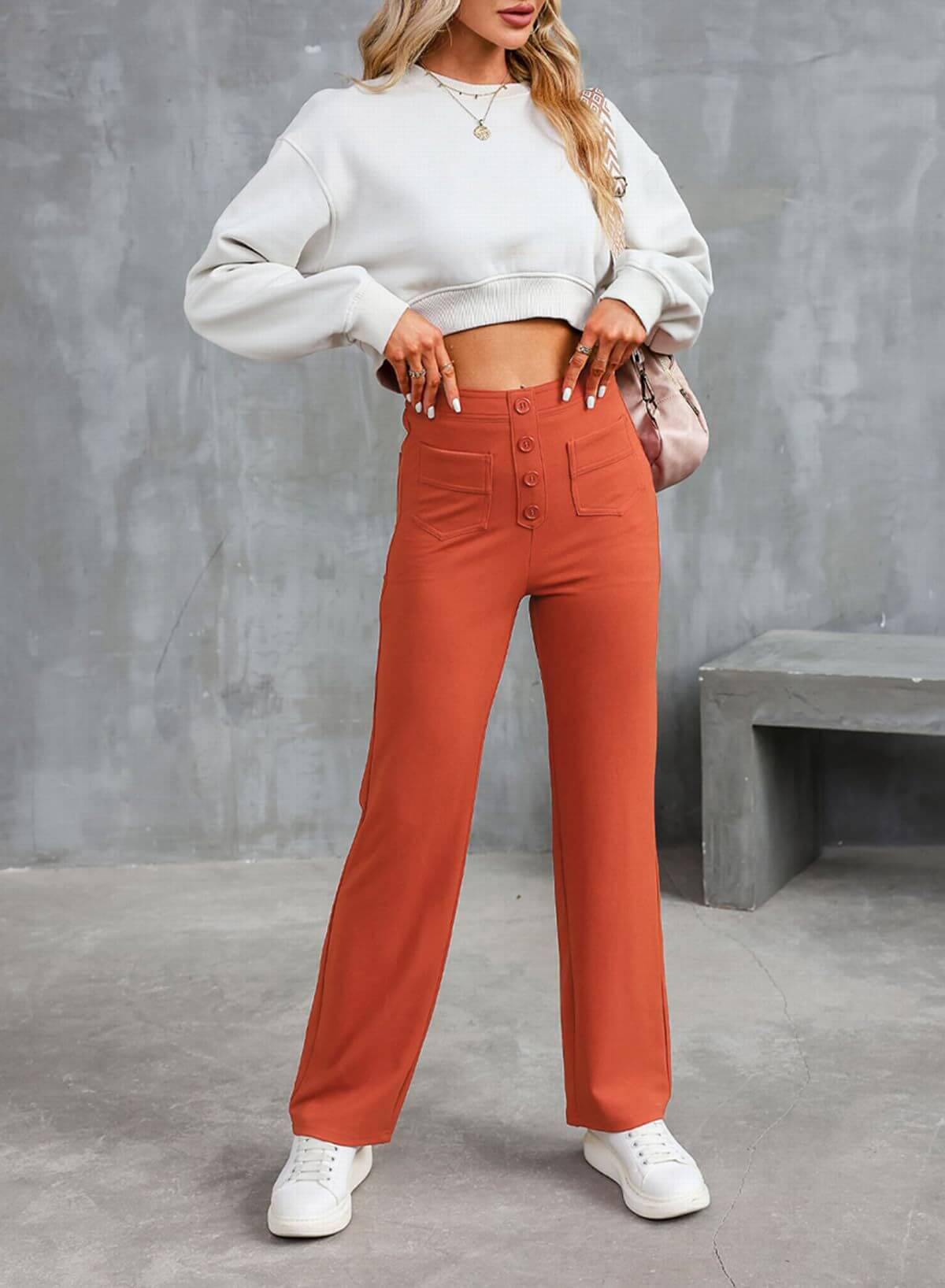 Women's High-Waisted Pants