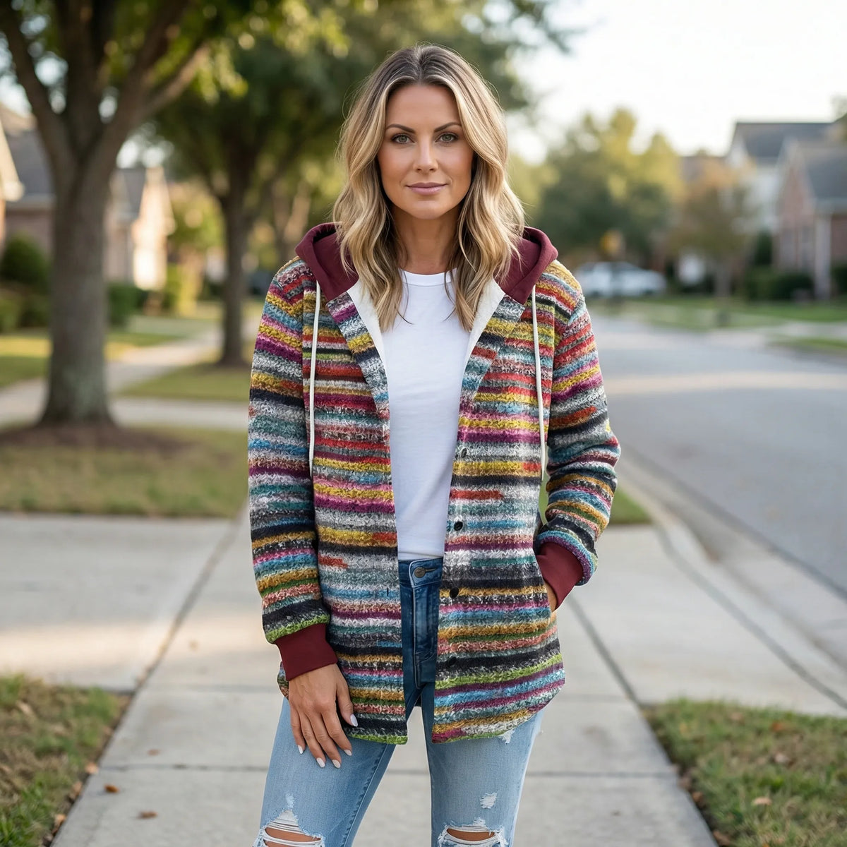 Women's Hooded Cardigan