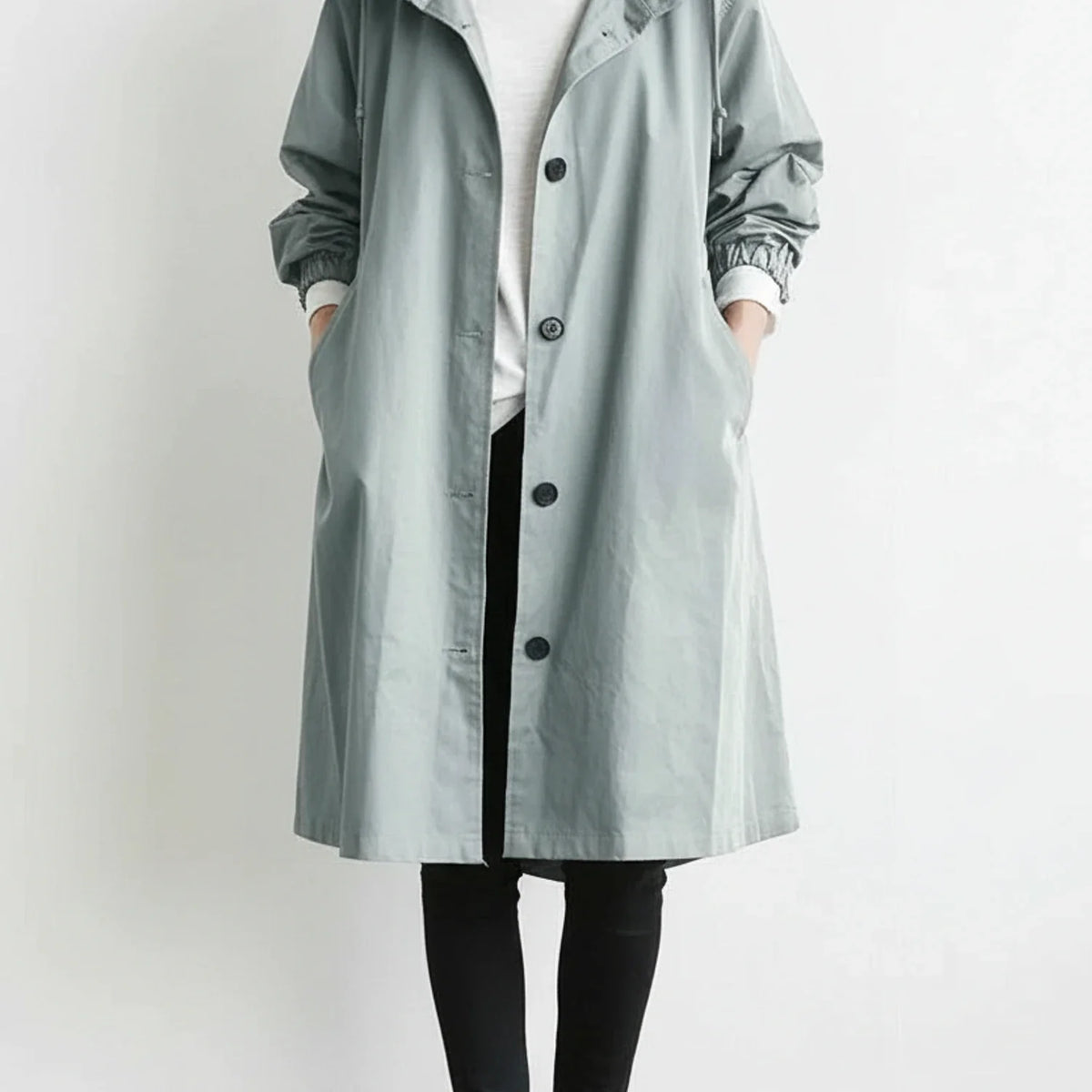 Women's Hooded Long Coat