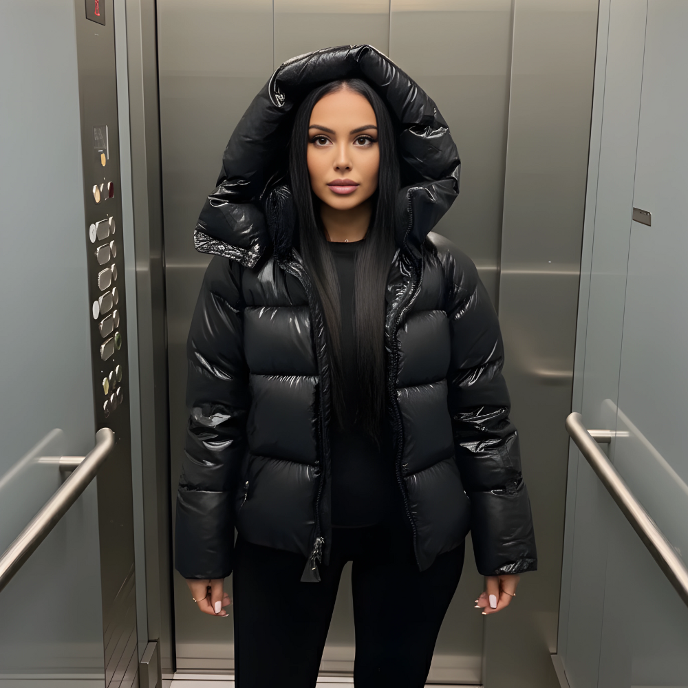 Women's Hooded Padded Jacket – Warm Winter Design