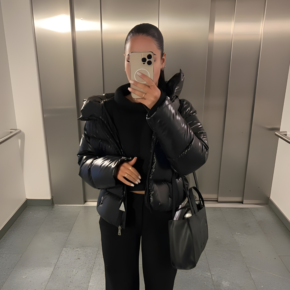 Women's Hooded Padded Jacket – Warm Winter Design