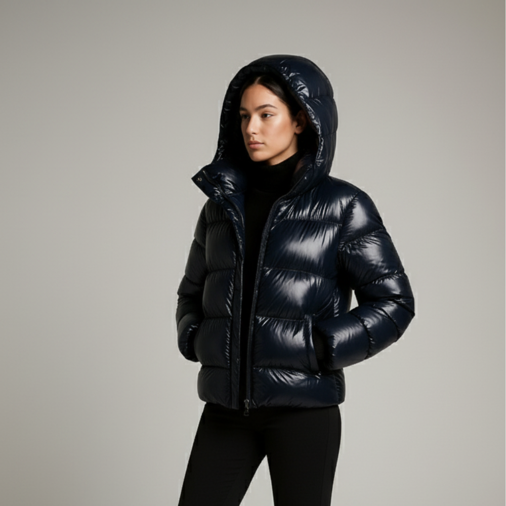 Women's Hooded Padded Jacket – Warm Winter Design