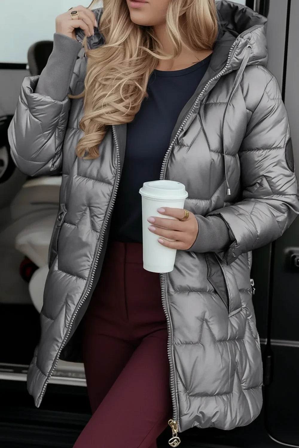 Women's Hooded Puffer Jacket