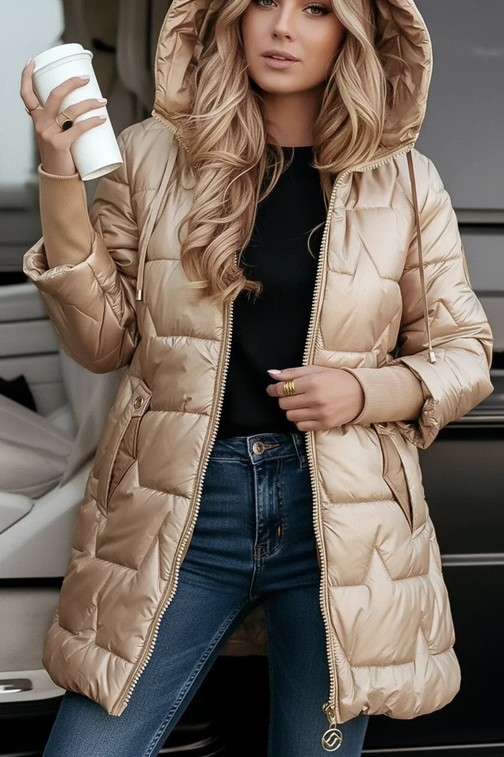 Women's Hooded Puffer Jacket