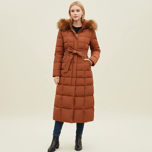 Women's Hooded Puffer Winter Jacket