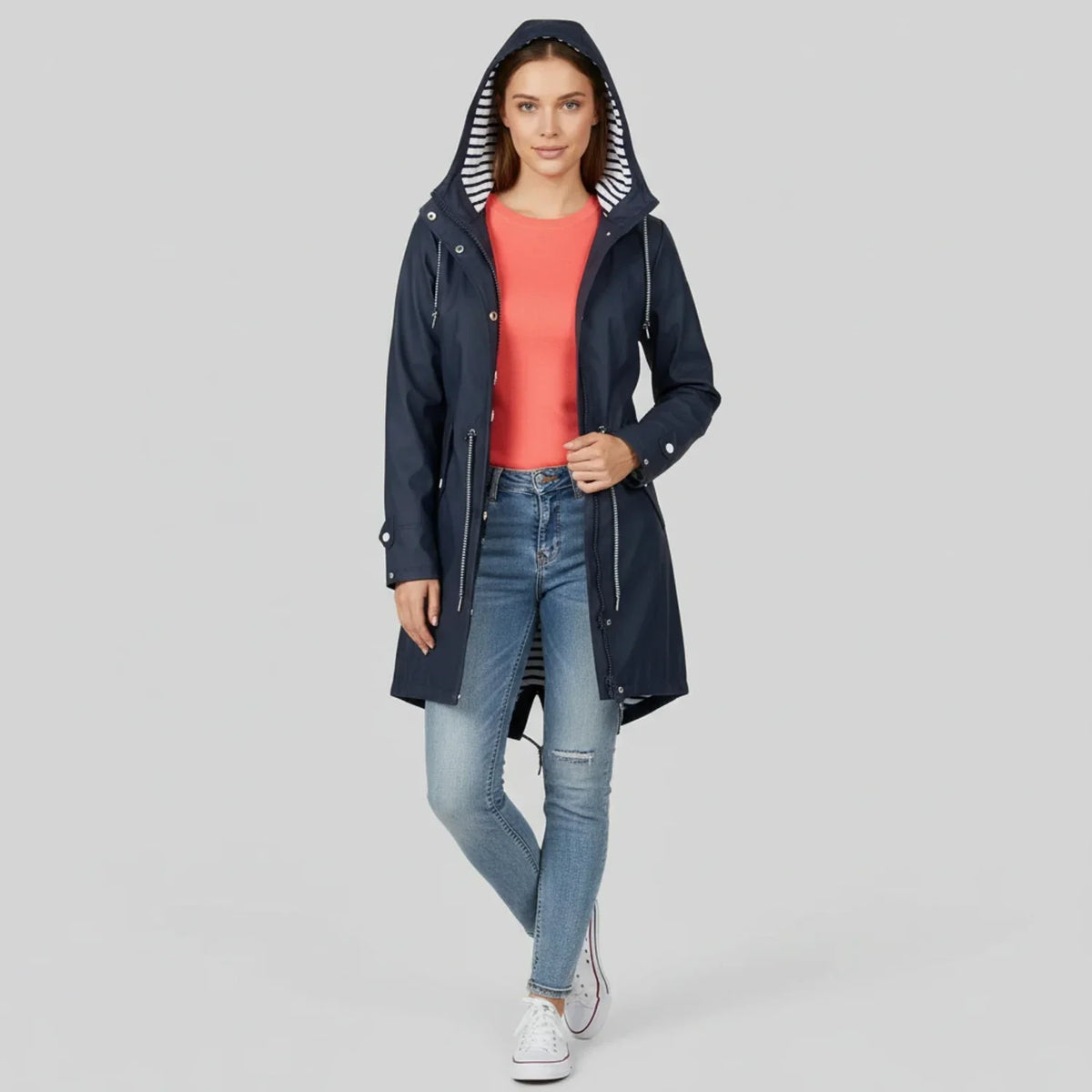 Women's Hooded Rain Jacket