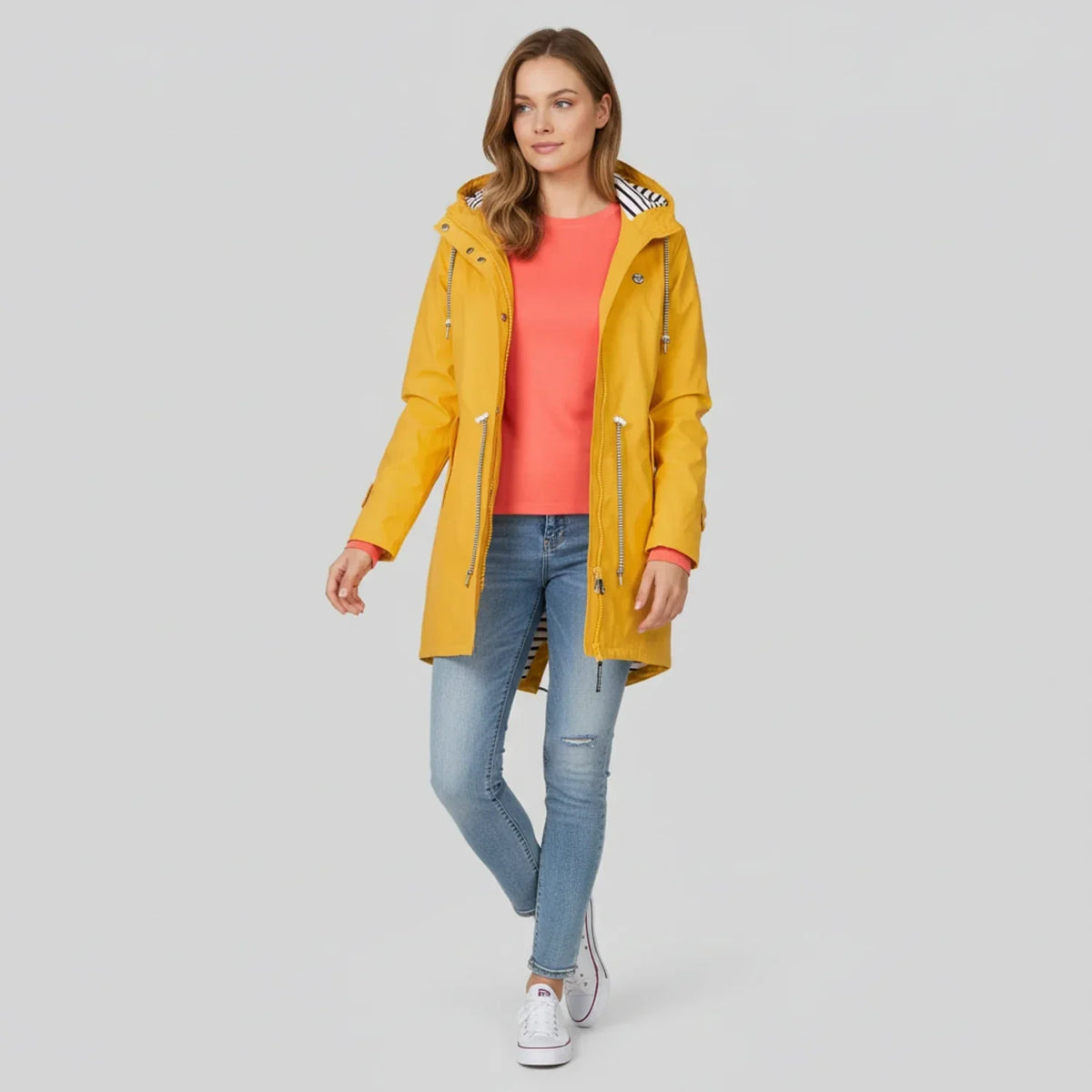 Women's Hooded Rain Jacket