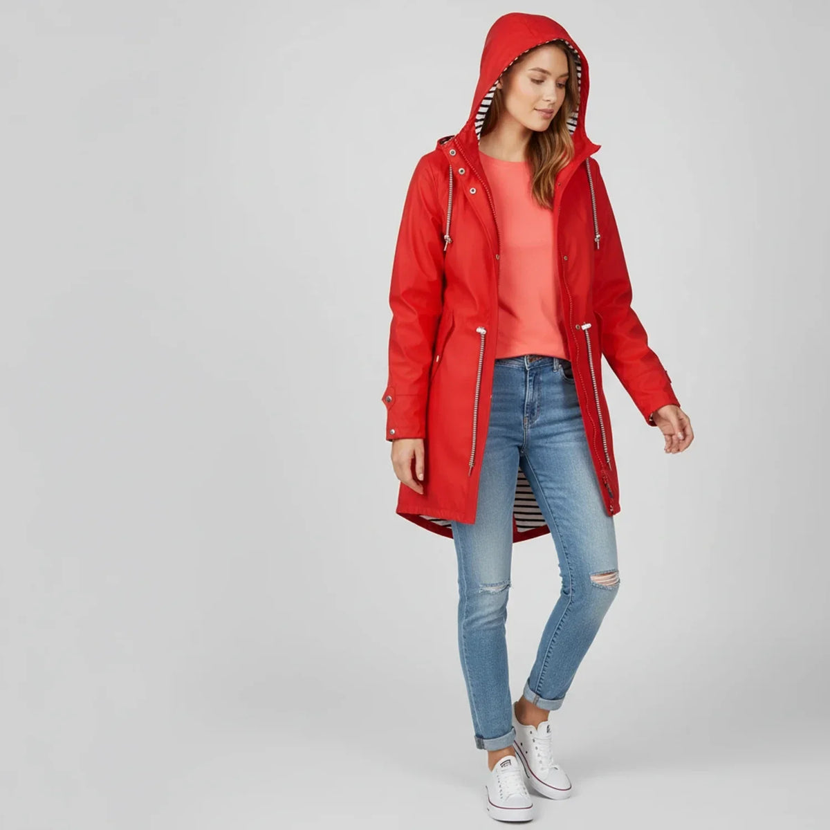 Women's Hooded Rain Jacket