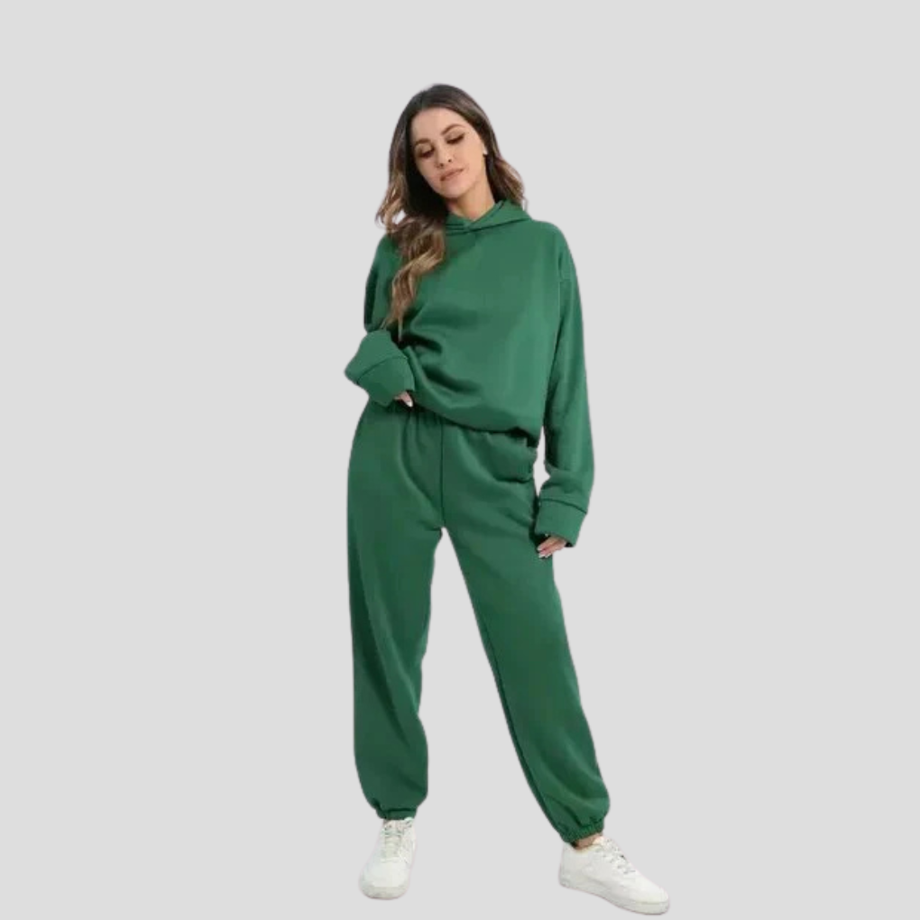 Women's Hoodie and Sweatpants Set – Comfortable Winter Loungewear