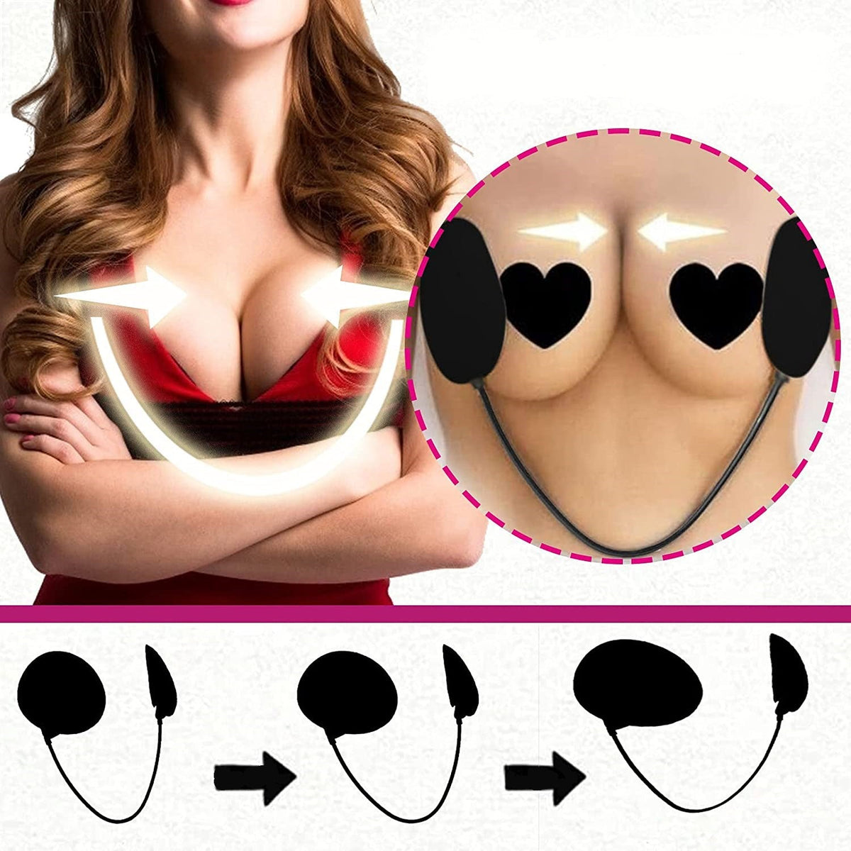 Women's Invisible Frontless Bra Kit for Deep Necklines
