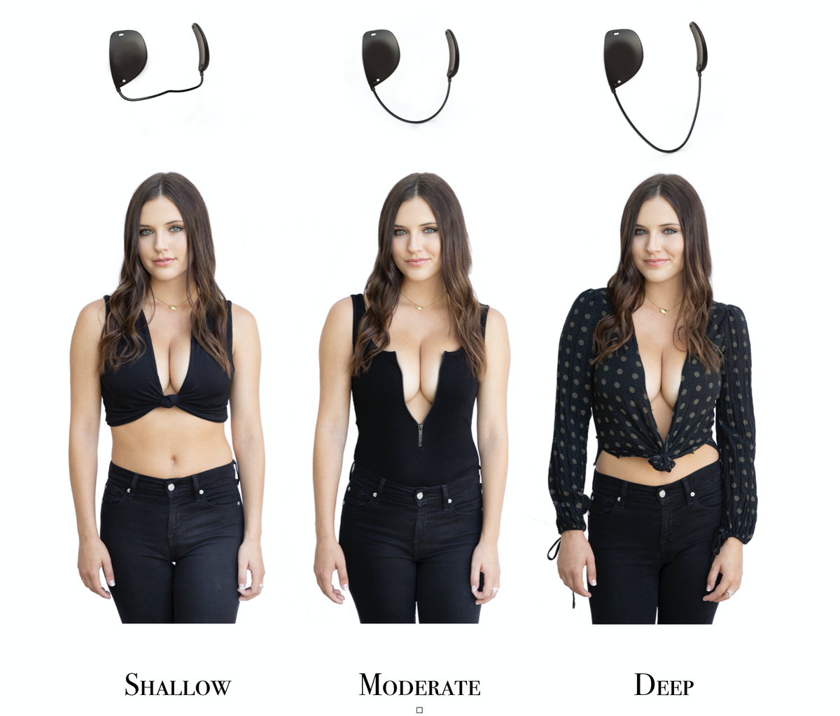Women's Invisible Frontless Bra Kit for Deep Necklines
