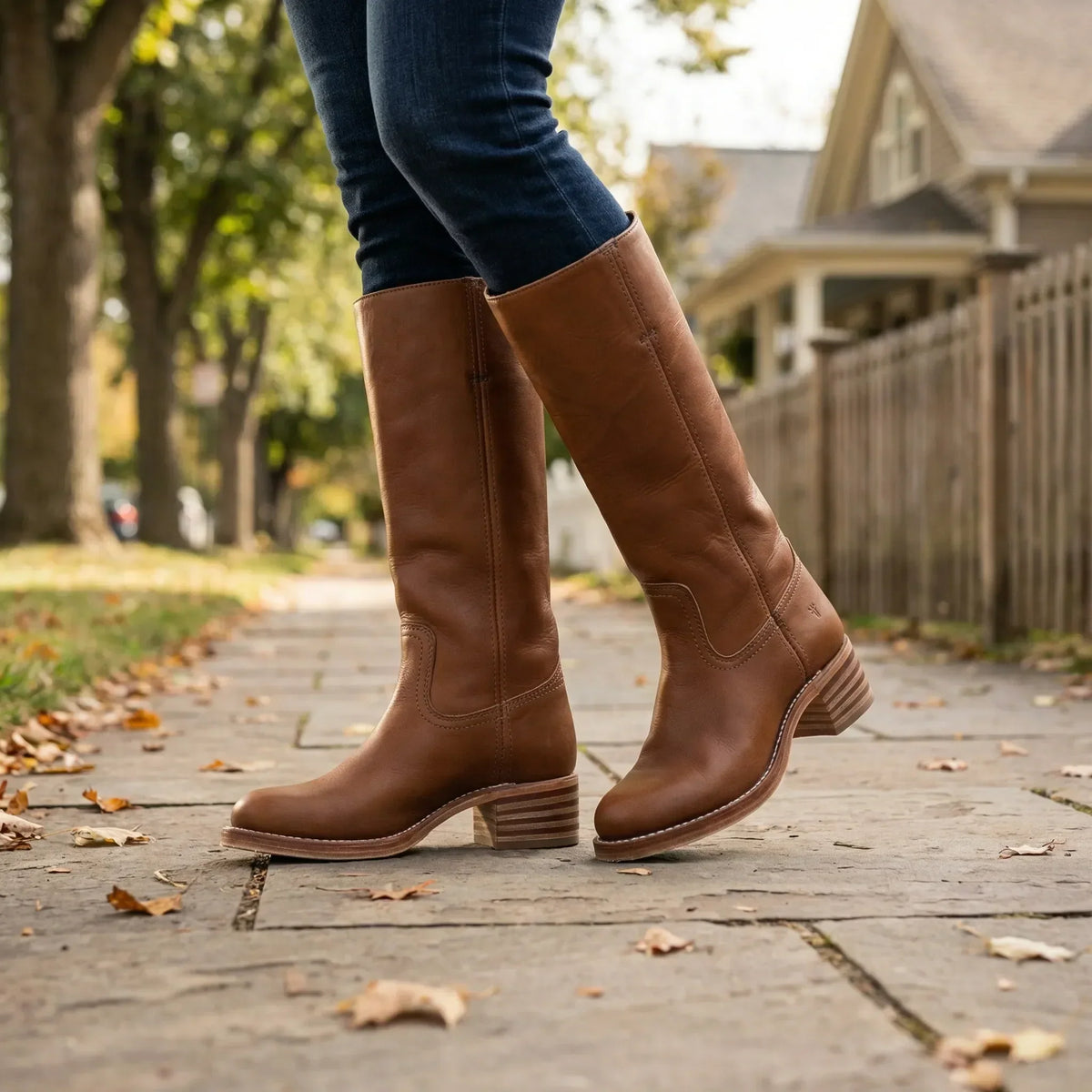 Women's Knee-High Boots with Easy Step-In