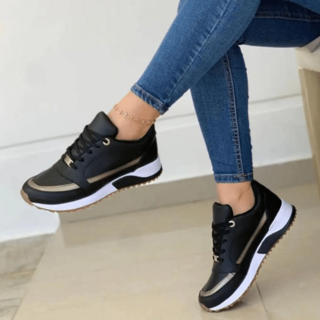 Women's Lace-Up Platform Sneakers