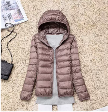 Women's Lightweight Hooded Padded Jacket