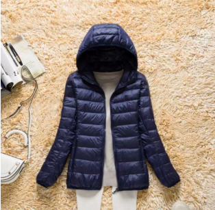 Women's Lightweight Hooded Padded Jacket