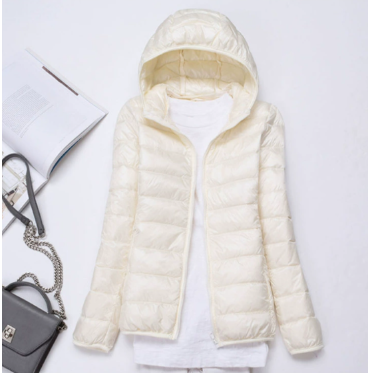 Women's Lightweight Hooded Padded Jacket