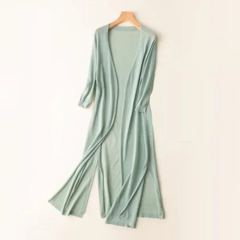 Women's Long Duster Cardigan