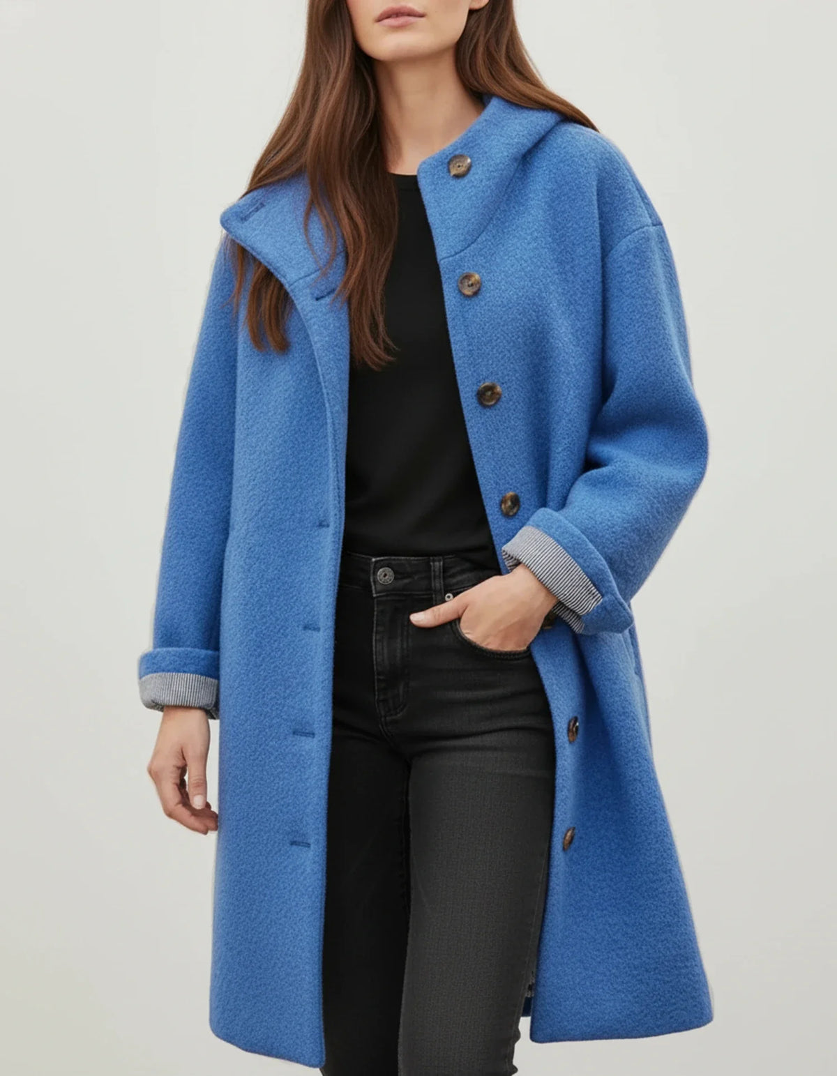 Women's Long Hooded Coat