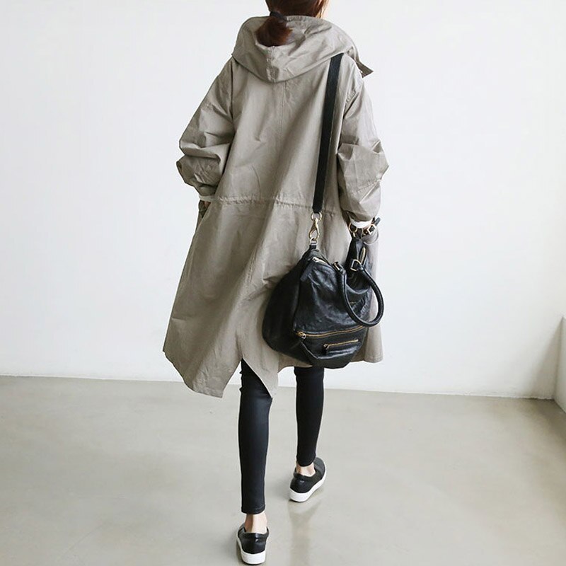 Women's Long Hooded Coat