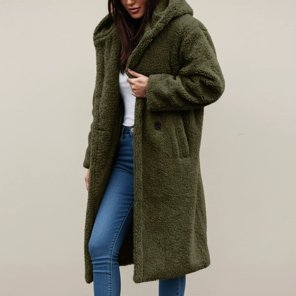 Women's Long Hooded Winter Coat