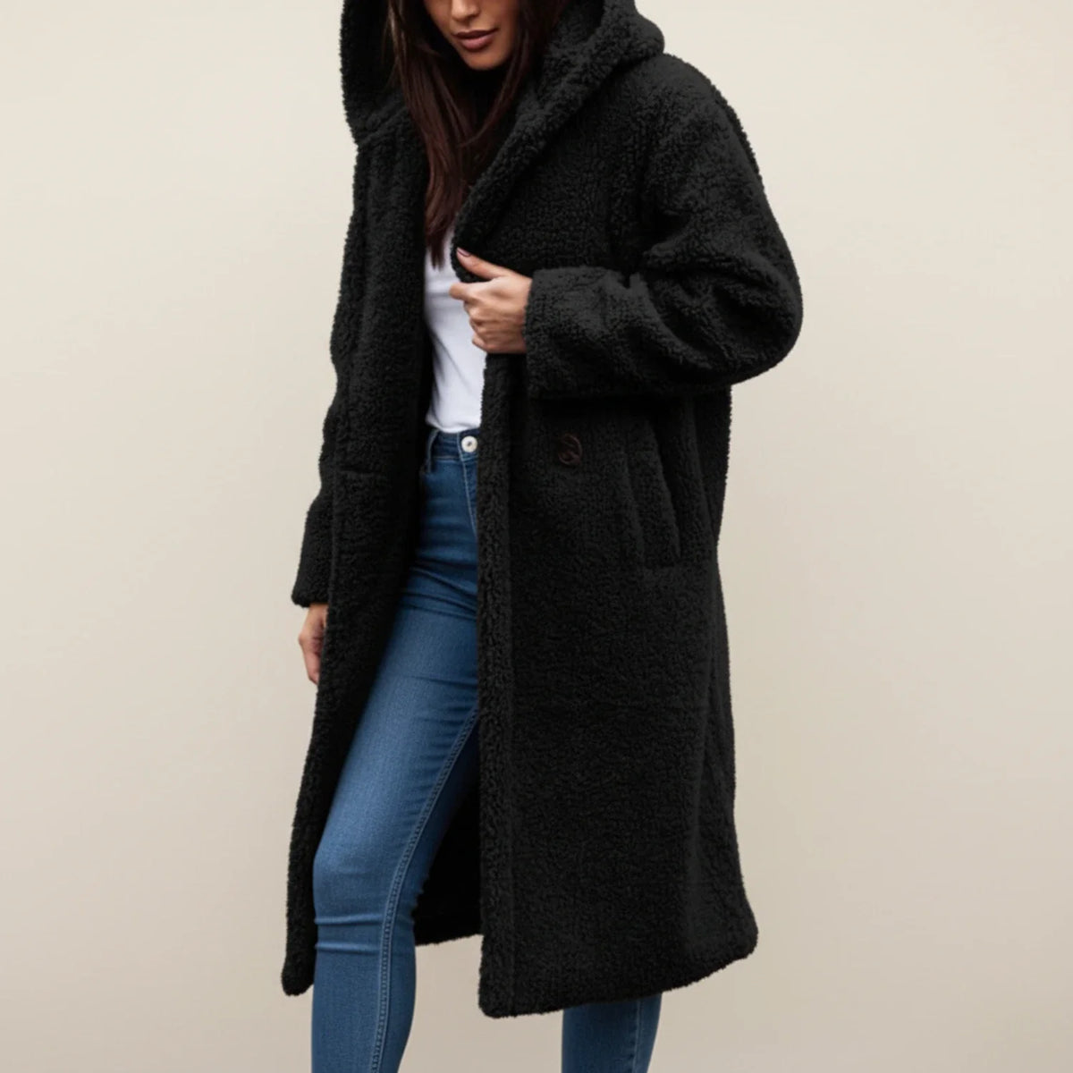 Women's Long Hooded Winter Coat