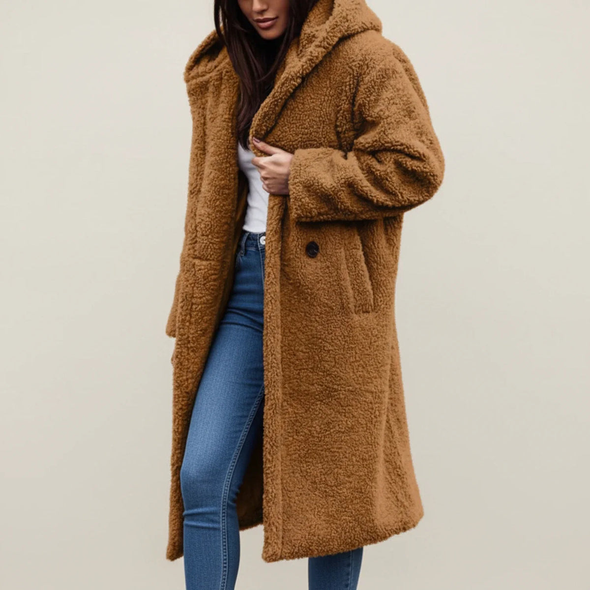 Women's Long Hooded Winter Coat