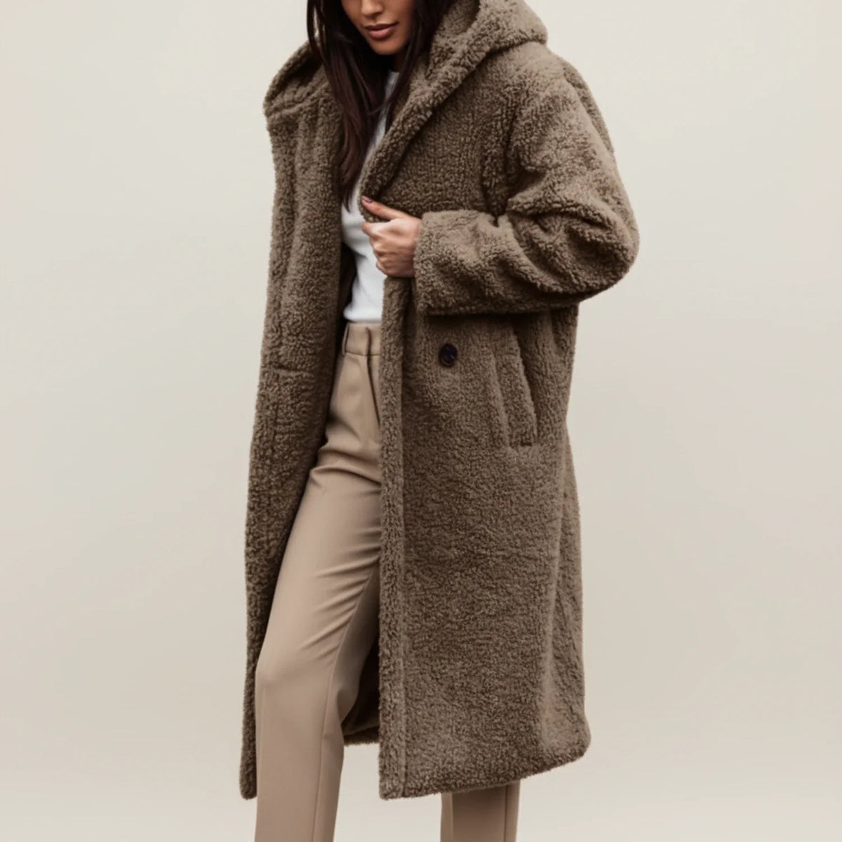 Women's Long Hooded Winter Coat