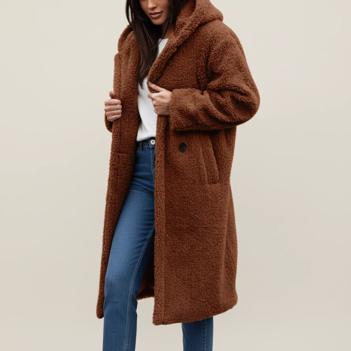 Women's Long Hooded Winter Coat