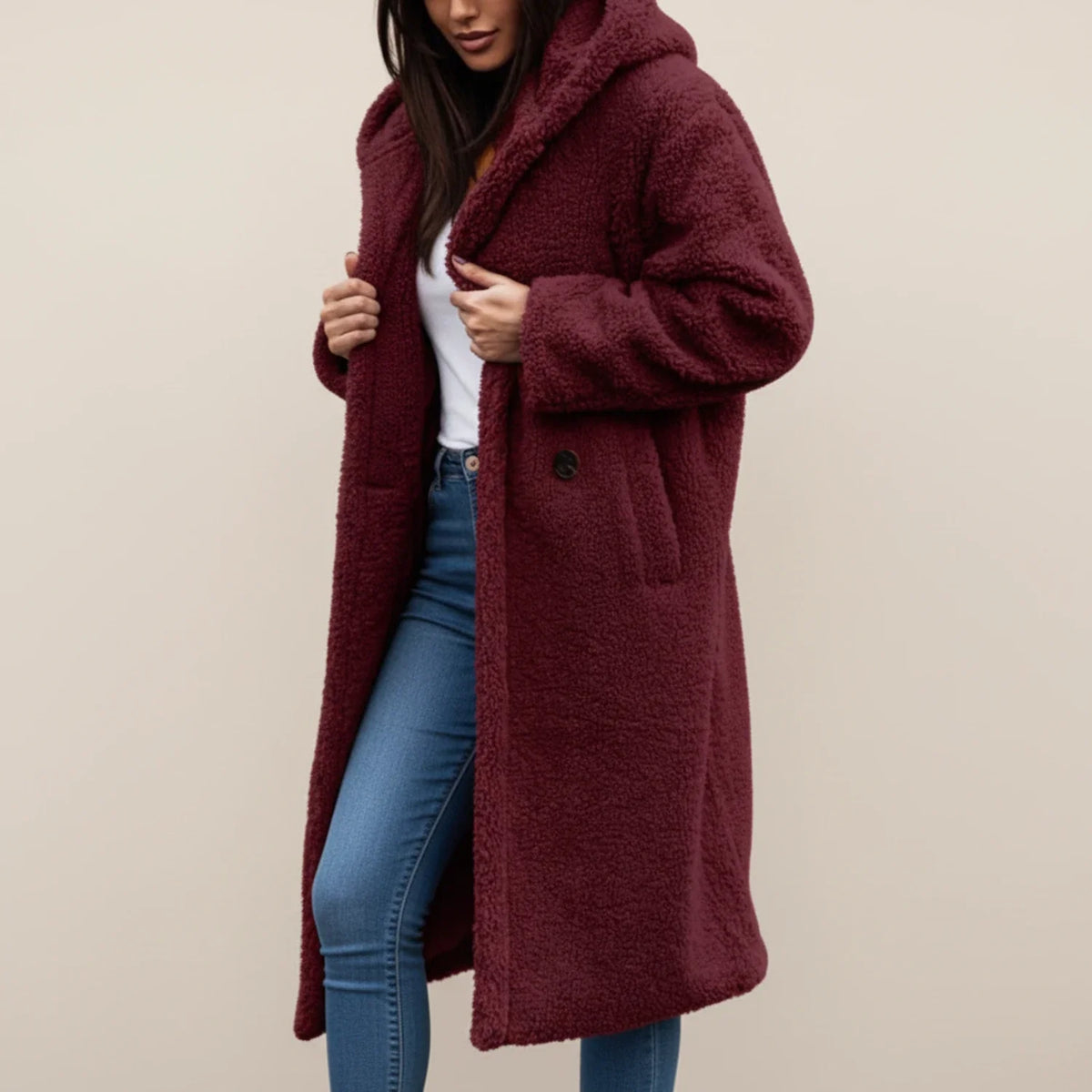 Women's Long Hooded Winter Coat