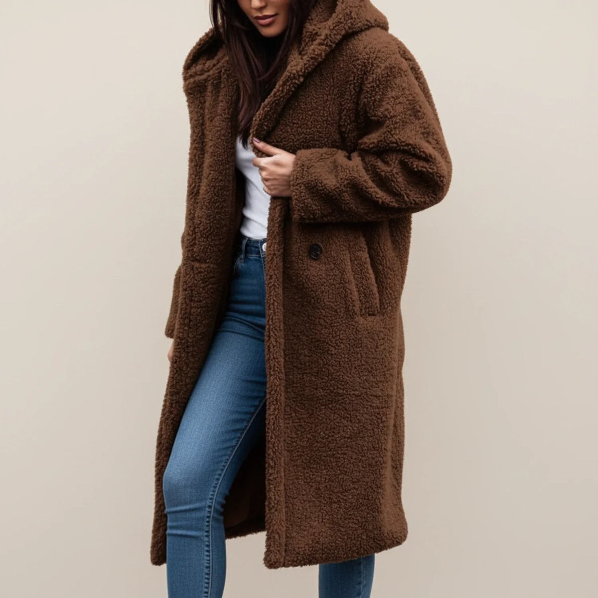 Women's Long Hooded Winter Coat
