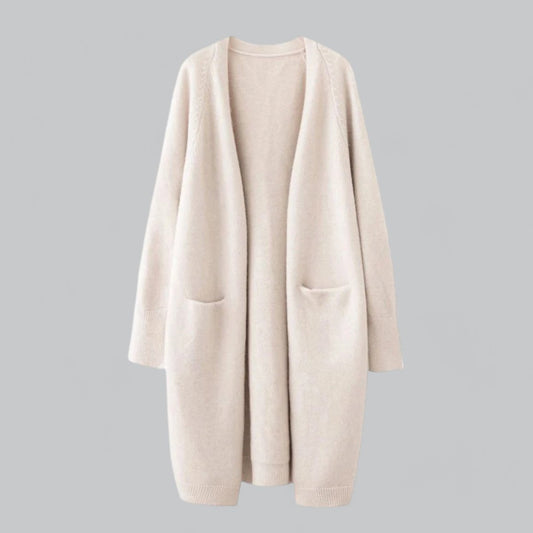 Women's Long Open-Front Oversized Cardigan