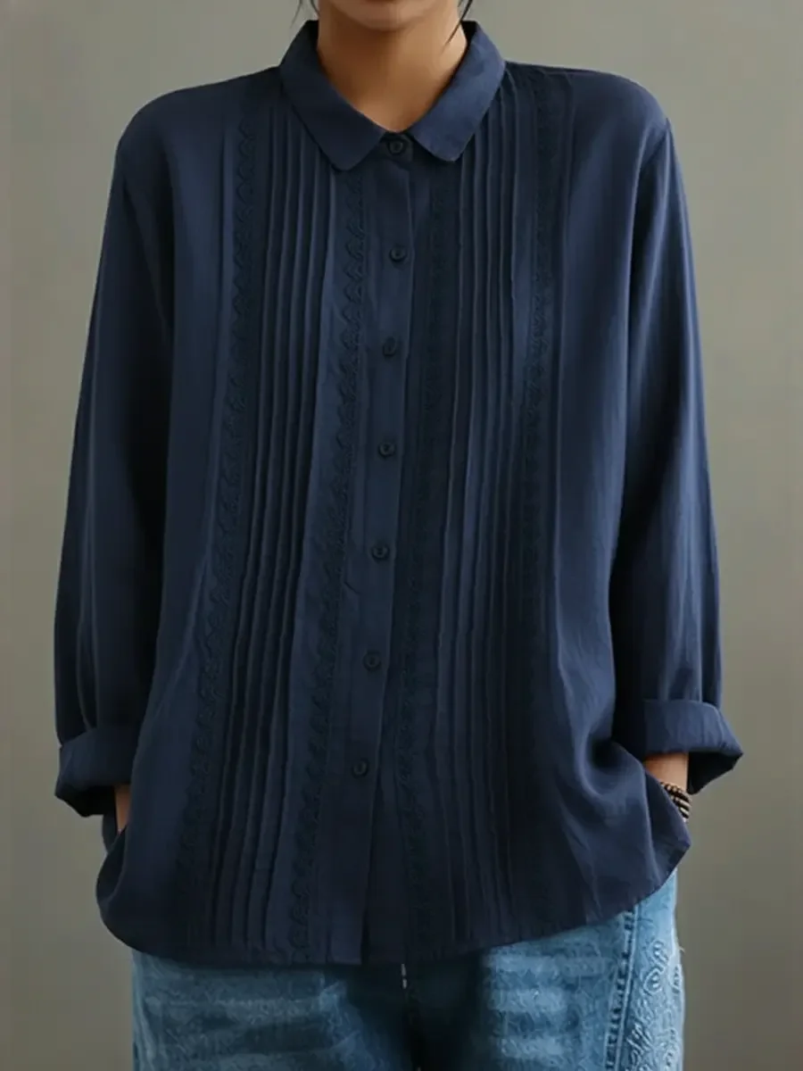 Women's Long Sleeve Button-Down Shirt