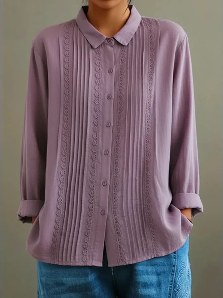Women's Long Sleeve Button-Down Shirt