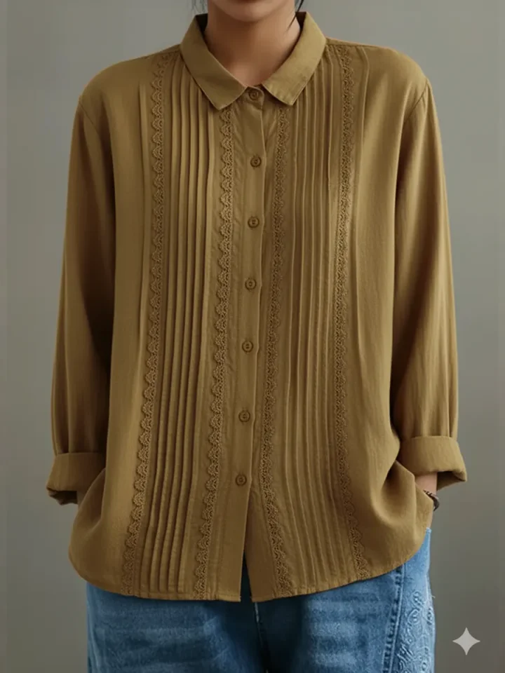 Women's Long Sleeve Button-Down Shirt